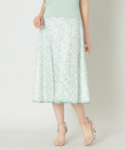 ジャスミンプリントパネル スカート