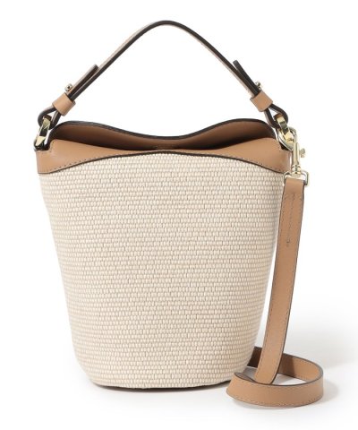 LORISTELLAレザーコンビバケツバッグ