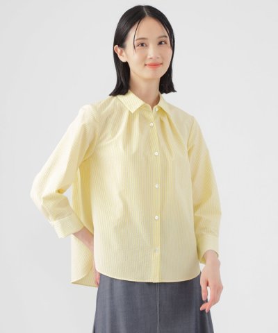 【接触冷感】【UV対策】【ウォッシャブル】ファンクションタイプライターストライプ