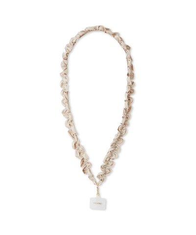 【プリュム】フリルスマホショルダーストラップ