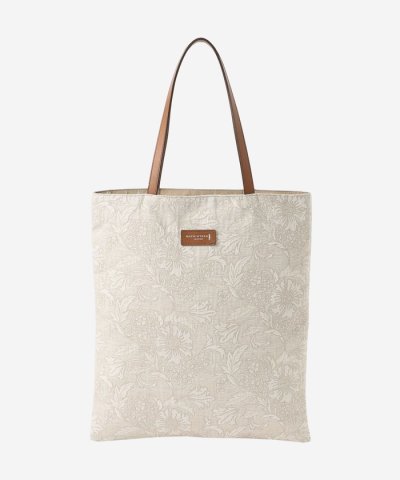 【BIBURY FLOWER】バイブリージャカードリバーシブルバッグ