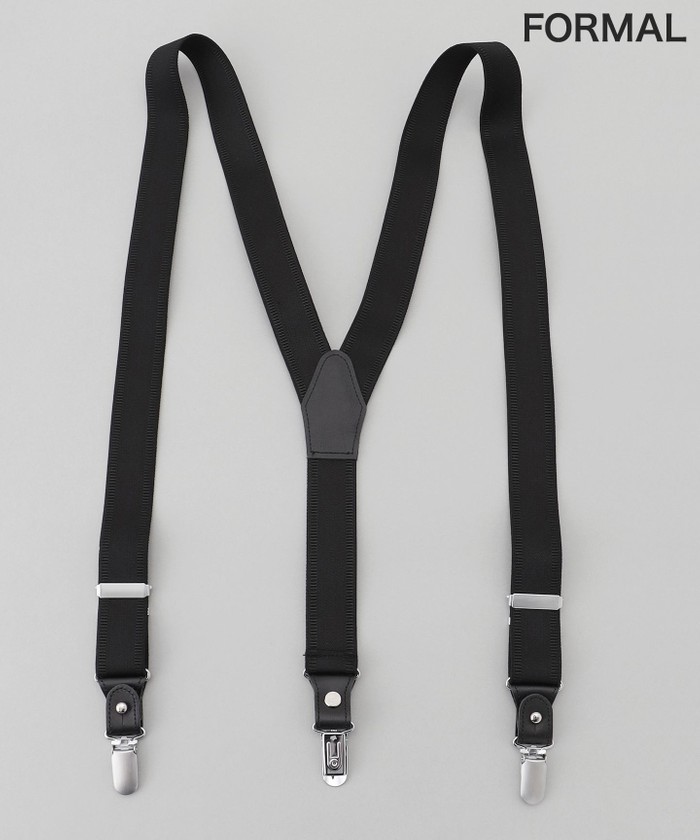 WEAR BLACK】日本製 フォーマル用 サスペンダー(508050464)｜HANKYU