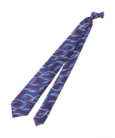 ネクタイ/ウェーブ柄