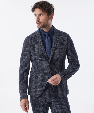 【PRIMA COLLECTION】コンフォートダブルチェックJK