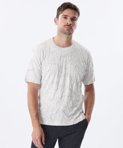 ガーメントプリーツプリントカットソー