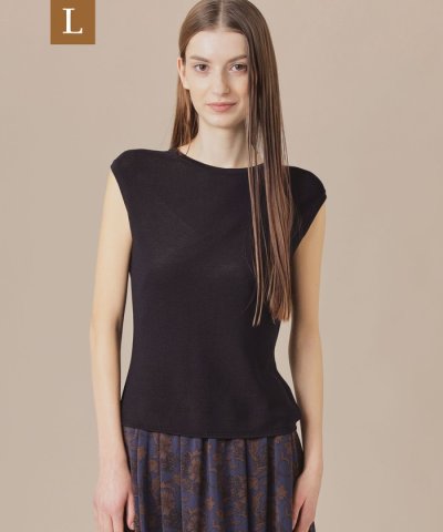 【L】【婦人画報掲載】ホールガーメントプルオーバー