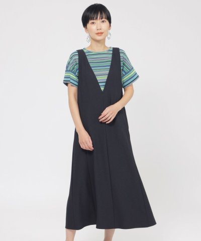 【接触冷感】【吸水速乾】【UV対策】【ウォッシャブル】kireriジャンパースカ