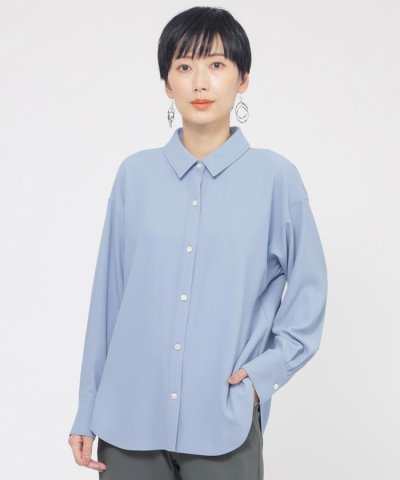 【接触冷感】【吸水速乾】【UV対策】【ウォッシャブル】kireriシャツブラウス