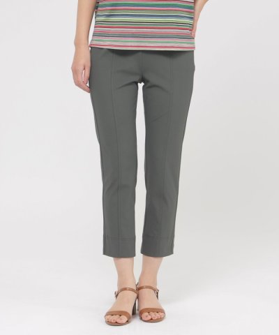 【接触冷感】【UVカット】【ウォッシャブル】メリルハイテンションクロップドパンツ