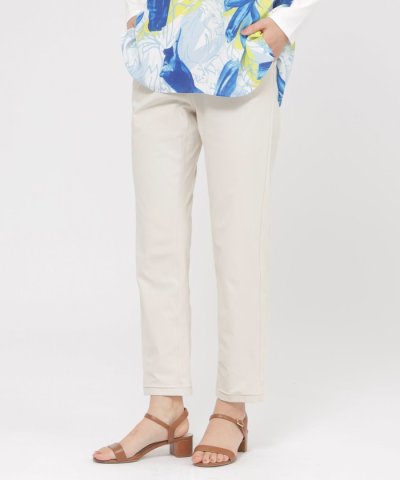 【接触冷感】【UVカット】【ウォッシャブル】メリルハイテンションテーパードパンツ