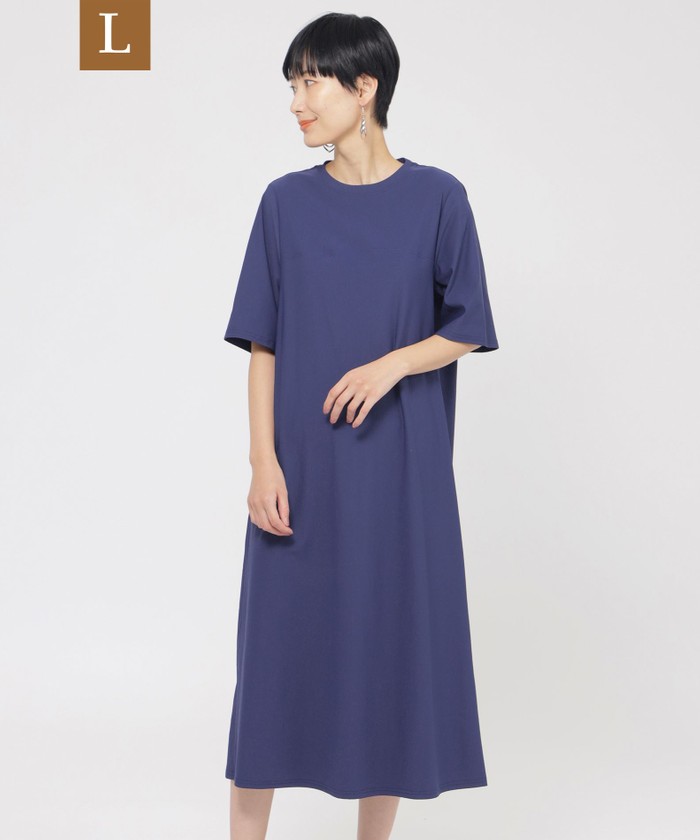 ♥とても美品♥EVEX by KRIZIA 　チュニックワンピース　 L〜 ワンピース・ドレス｜EVEX by KRIZIA(Lサイズ)(エヴェックス