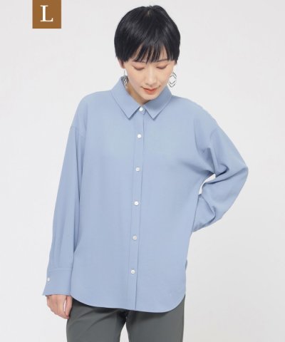 【L】【接触冷感】【吸水速乾】【UV対策】【ウォッシャブル】kireriシャツブ