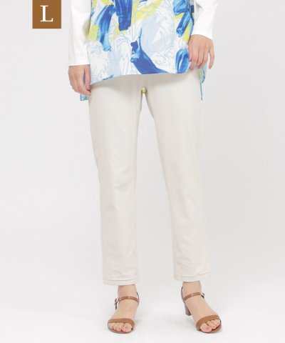 【L】【接触冷感】【UVカット】【ウォッシャブル】メリルハイテンションテーパード