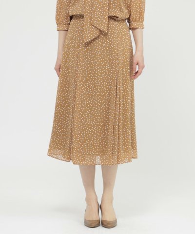 【ウォッシャブル】ランダムドット　スカート