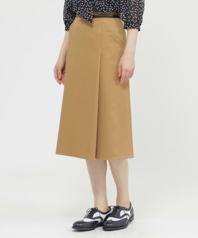 【ウォッシャブル】サテンストレッチ　スカート