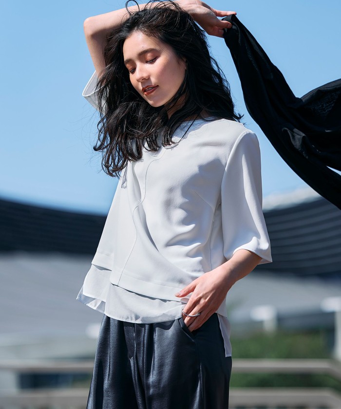 ホワイト系｜カットソー・Tシャツ｜23区(ニジュウサンク)｜阪急百貨店