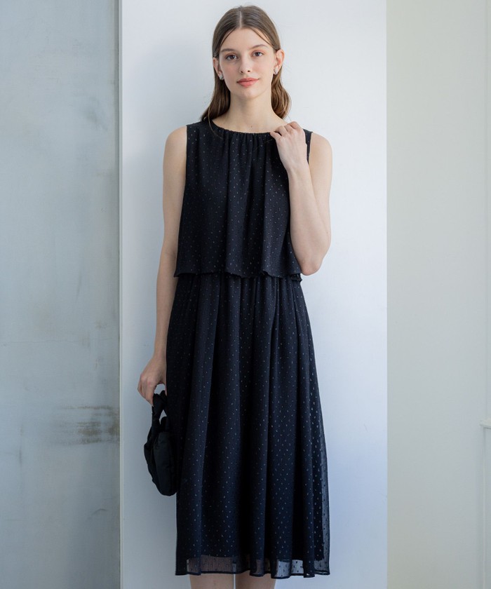 APPLAUDIR】ドットシアークレープ ドレス(508056466)｜阪急百貨店公式