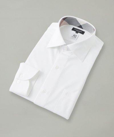 カネマサソリッドジャージーセミワイドカラーシャツ