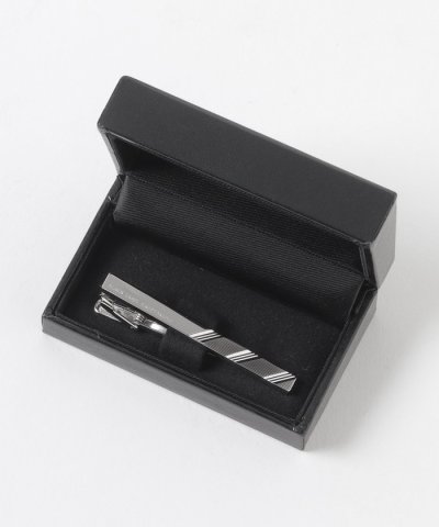 ストライプハーフダイヤカットタイバー