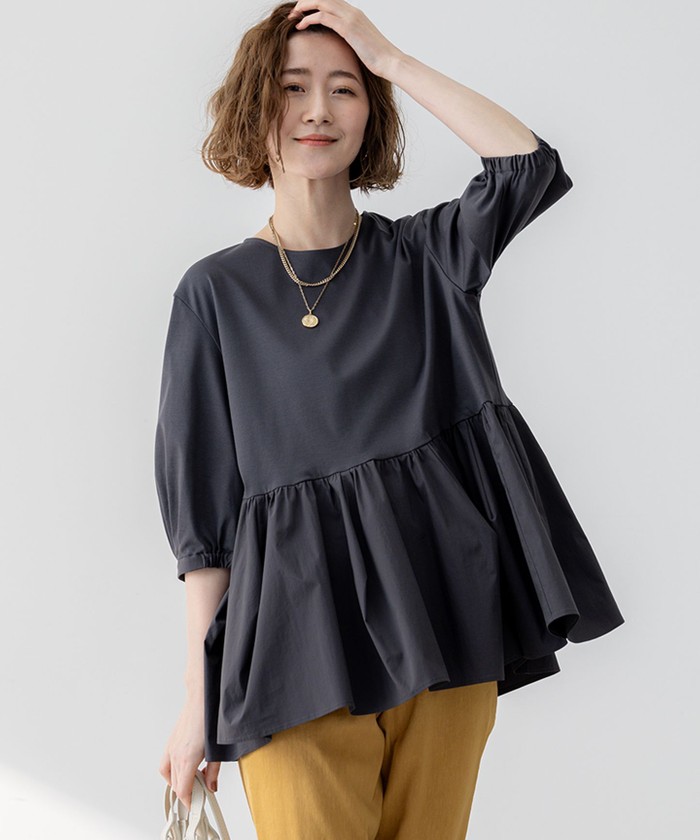 グレー系｜カットソー・Tシャツ｜23区 (Lサイズ)(ニジュウサンク L