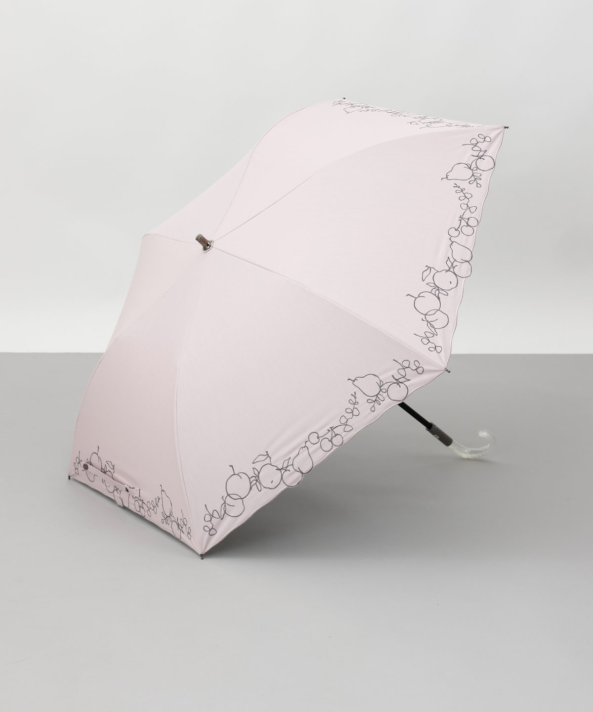 兼用傘 サンダル トールペイント 雨傘 折りたたみ傘 猫柄 ヌネット ドット UV 軽量 | ポール