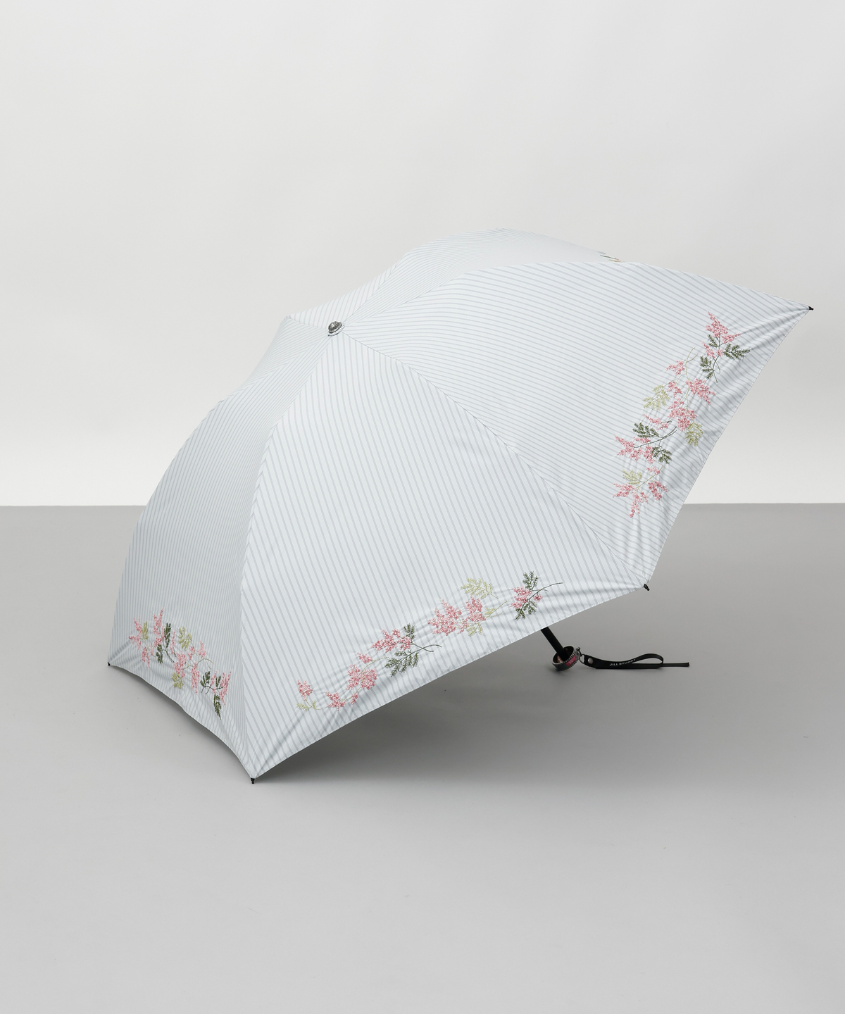 【極美品】JILL STUART ジルスチュアート 美品 晴雨兼用 日傘　ミモザ JILL STUART（ジル スチュアート）ミモザ刺しゅう 大寸 晴雨兼用