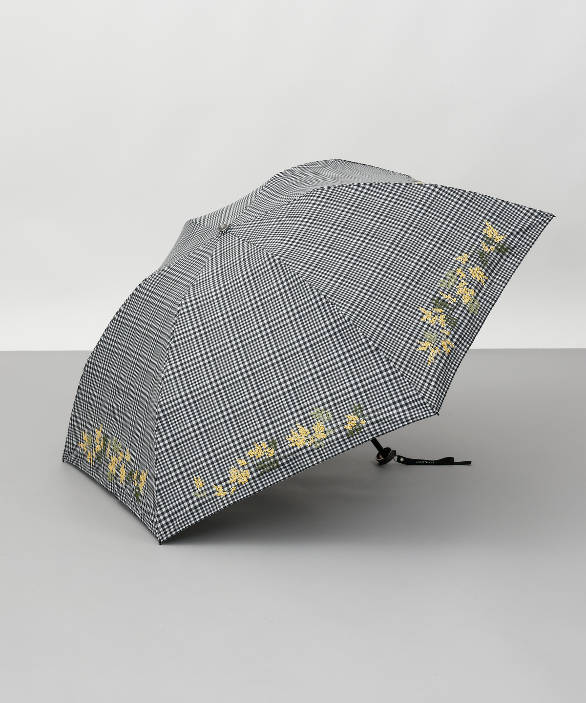 【極美品】JILL STUART ジルスチュアート 美品 晴雨兼用 日傘　ミモザ JILL STUART（ジル スチュアート）ミモザ刺しゅう 大寸 晴雨兼用