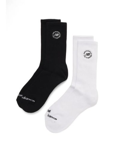 【New Balance】ロゴクルーソックス2P