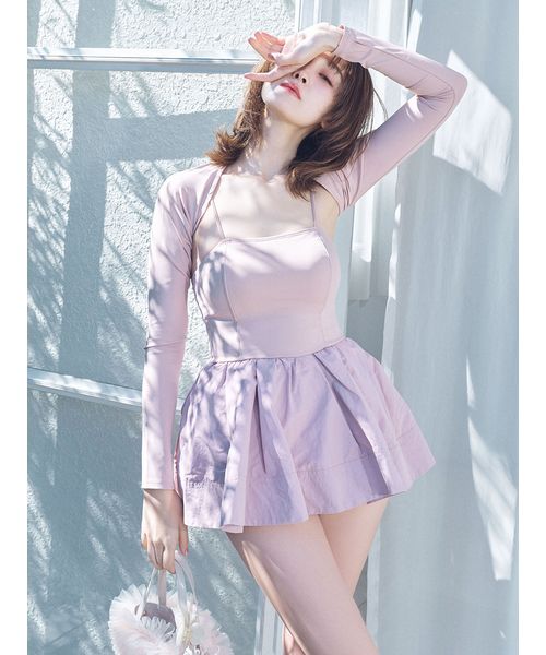 Lily brown ショルダーリボンスウィムウェア　ブルー 水着｜LILY BROWN（リリーブラウン）の通販サイト【公式】