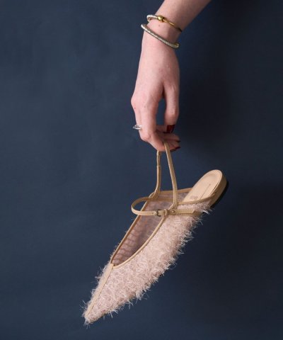 【一部店舗限定】HENRI EN VARGO / LULU ファーバックストラッ