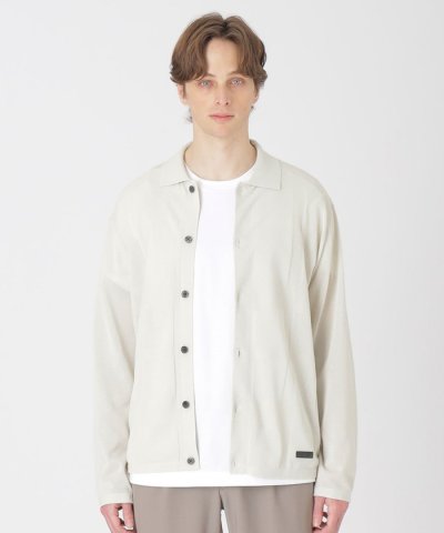 ペーパーミックスシアーチェックカーディガン