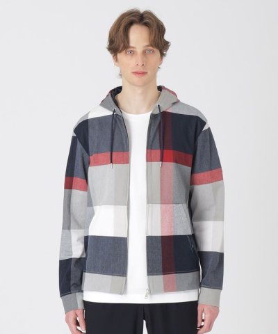 クレストブリッジチェックラッセルパーカー