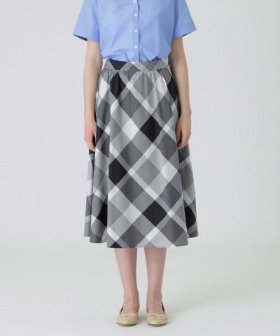 クレストブリッジチェックライトクロッシングツイルスカート
