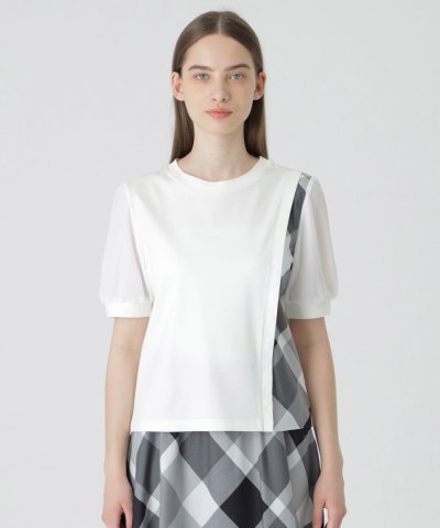 コンパクトピマスムースコンビTシャツ