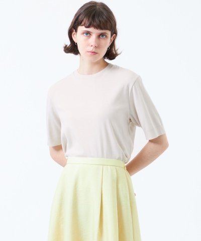 ハイゲージクルーネックニットT