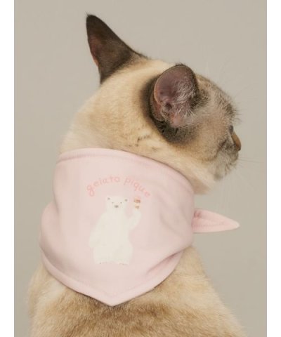 【CAT&DOG】シロクマ柄保冷剤入れバンダナ