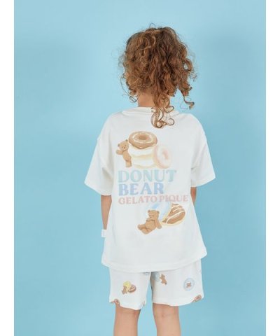 【KIDS】ドーナツベアワンポイントTシャツ