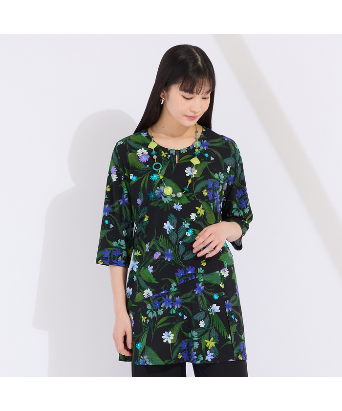 ブラック系｜カットソー・Tシャツ｜Liliane Burty(Lサイズ