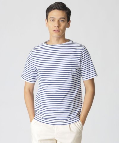 ボーダー柄バスクＴシャツ