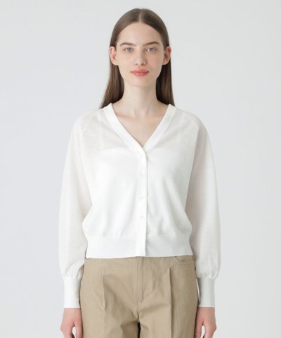 シアーニットカーディガン