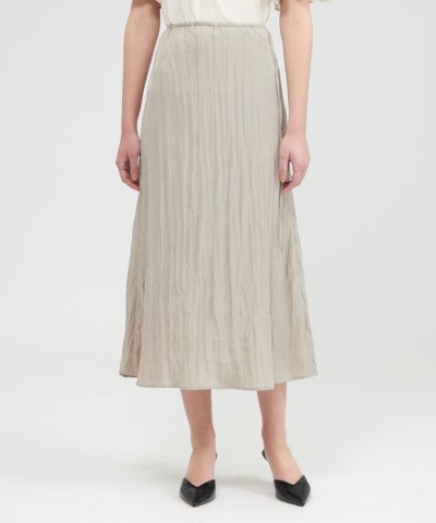 【EPOCA STORIA】 フィブリルツイル マキシスカート 《WEB＆EPO