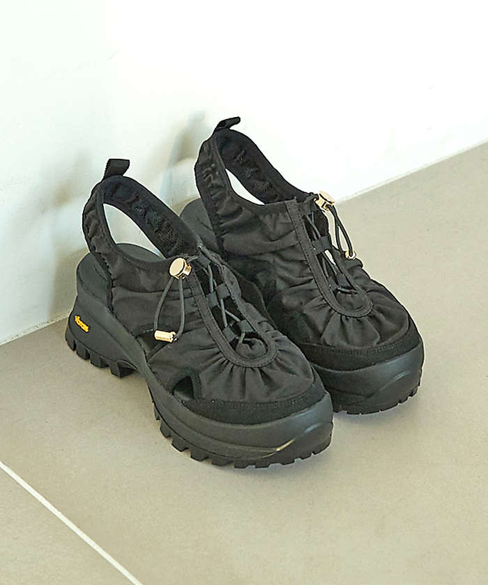 AuBANNISTER 【40周年】【Vibram/ヴィブラムソール】スポーツサンダル ブラック M AuBANNISTER 【40周年】【Vibram/ヴィブラムソール】スポーツサンダル ブラック M