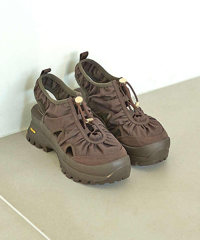 AuBANNISTER 【40周年】【Vibram/ヴィブラムソール】スポーツサンダル ダークブラウン M AuBANNISTER 【40周年】【Vibram/ヴィブラムソール】スポーツサンダル ダークブラウン M
