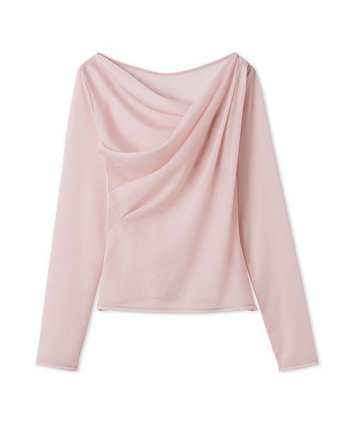 FRAY I.D シアードレープカットソー♡ シアードレープカットソー(508090944)|阪急百貨店公式通販