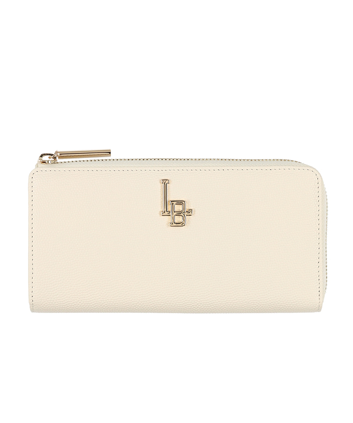 LANVINenBleu(バッグ) エルヴィー Lファスナー長財布 アイボリー F LANVINenBleu(バッグ) エルヴィー Lファスナー長財布 アイボリー F