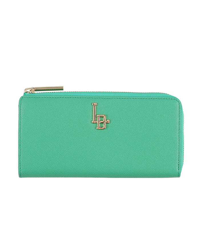 LANVINenBleu(バッグ) エルヴィー Lファスナー長財布 グリーン F LANVINenBleu(バッグ) エルヴィー Lファスナー長財布 グリーン F