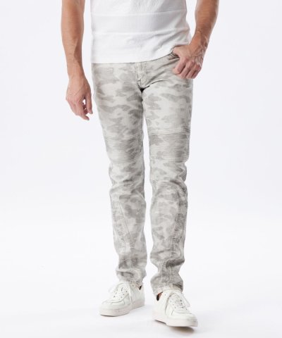 【PRIMA COLLECTION】カモフラプリントライダースパンツ