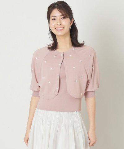 ミニフラワーボレロツインセット