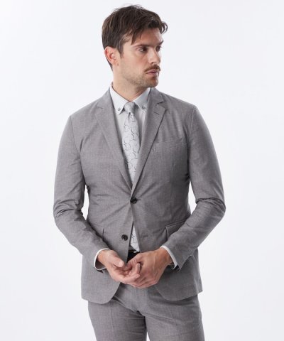 【セットアップ対応】クールドッツヘリンボーンジャケット