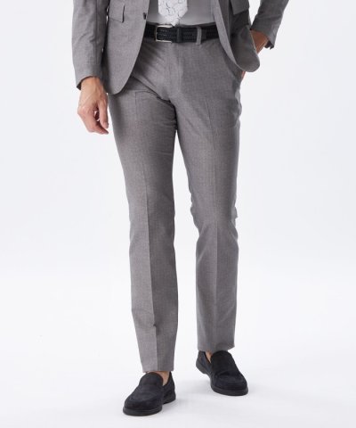 【セットアップ対応】クールドッツヘリンボーンパンツ